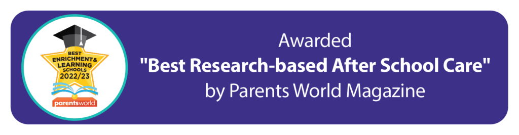 Best Research-based After School Care, awarded by Parents World Magazine